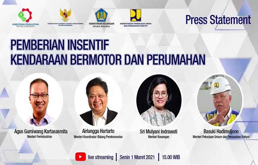 Pemerintah Beri Insentif PPnBM dan Properti