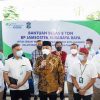 8,1 Ton Beras Bantuan Jamsostek Surabaya