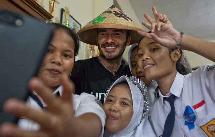 Beckham Duta Pekan Imunisasi Dunia