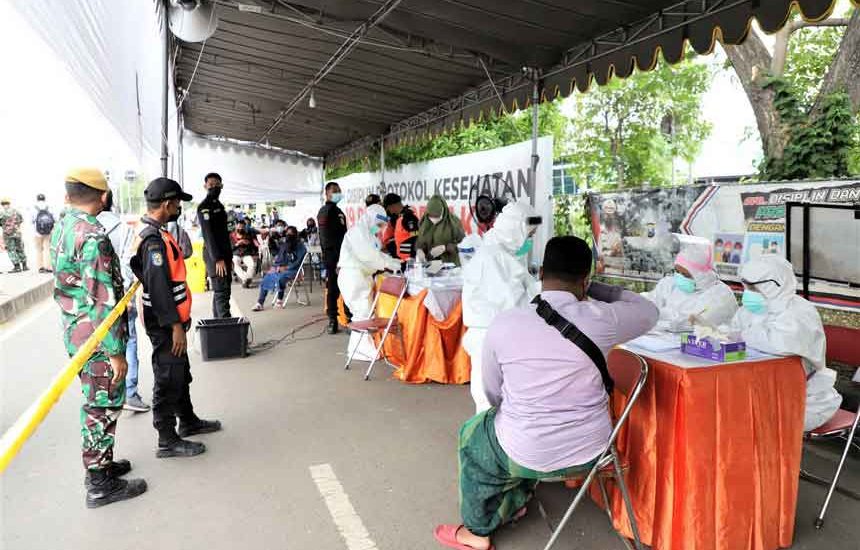 Screening Suramadu, Bantu Posko Penyekatan Bangkalan