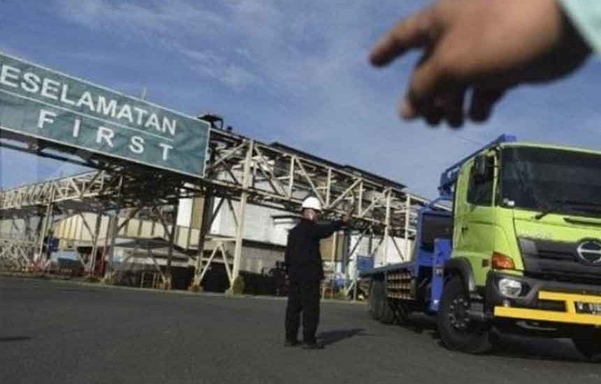 Smelter Freeport Berlabuh di Gresik