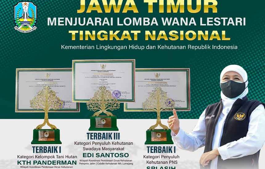 Jatim Juara Wana Lestari Nasional