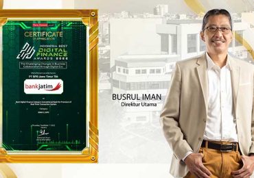 Bank Jatim Raih Indonesia Best Digital Finance Awards 2022