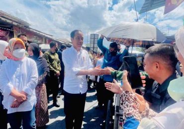 Jokowi Cek Harga di Pasar Baleendah