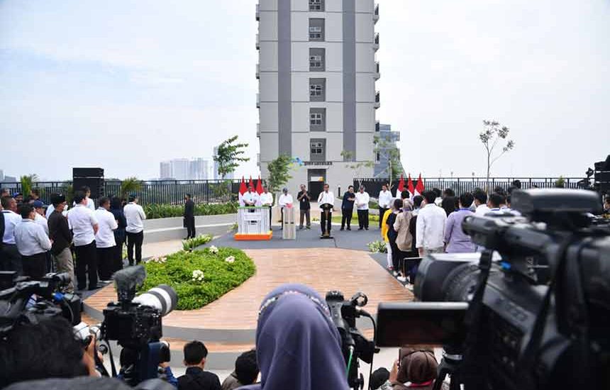 Jokowi Resmikan Hunian Milenial