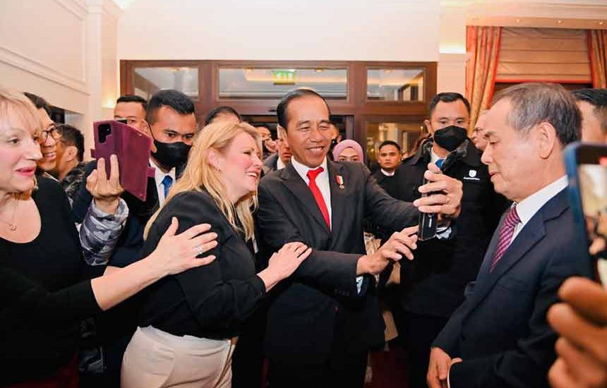 Jokowi Sapa WNI di Hannover