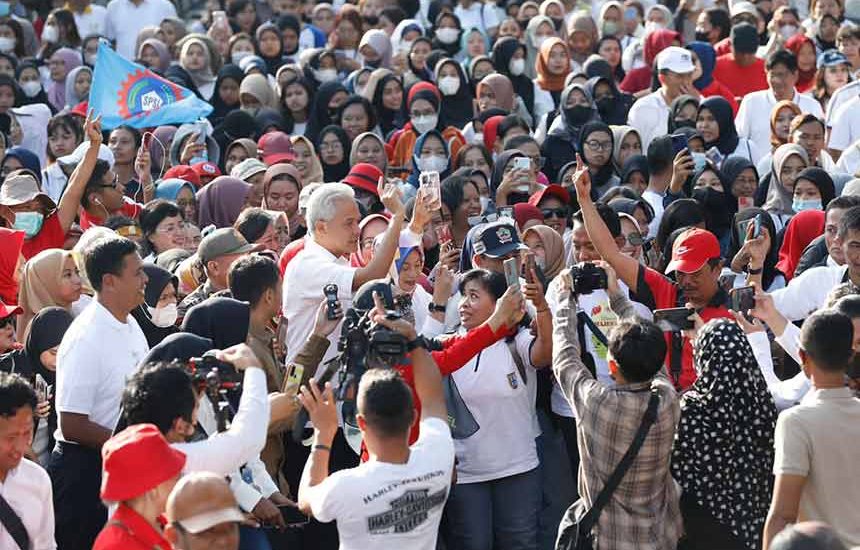 May Day, Ganjar Jalan Bareng Buruh