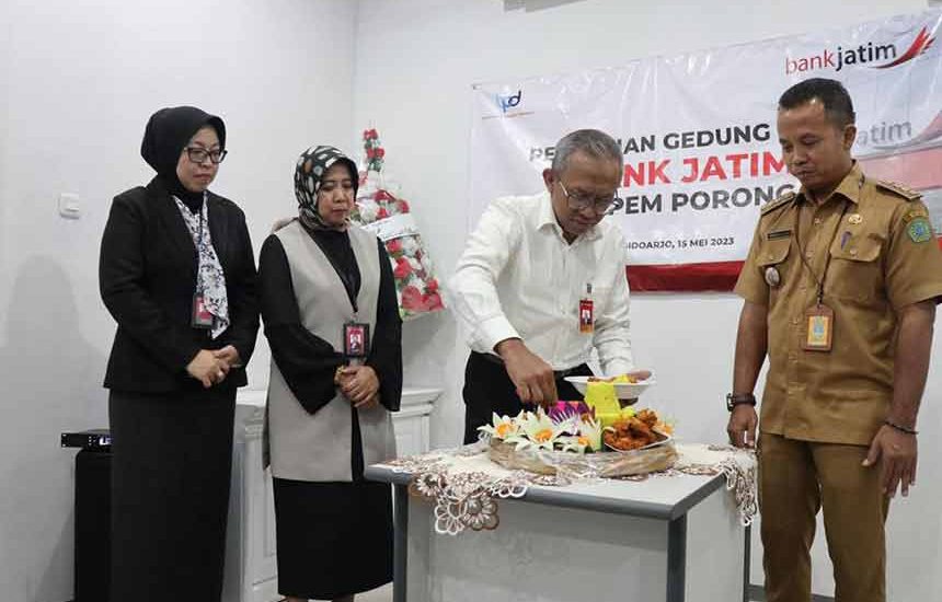 Gedung Baru Bank Jatim Capem Porong Diresmikan