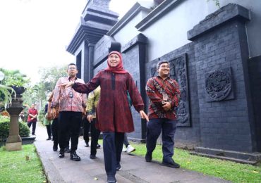 Persiapan OIC-CA 2023 di Anjungan Jatim TMII