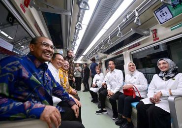 LRT Terintegrasi Jabodebek Diresmikan