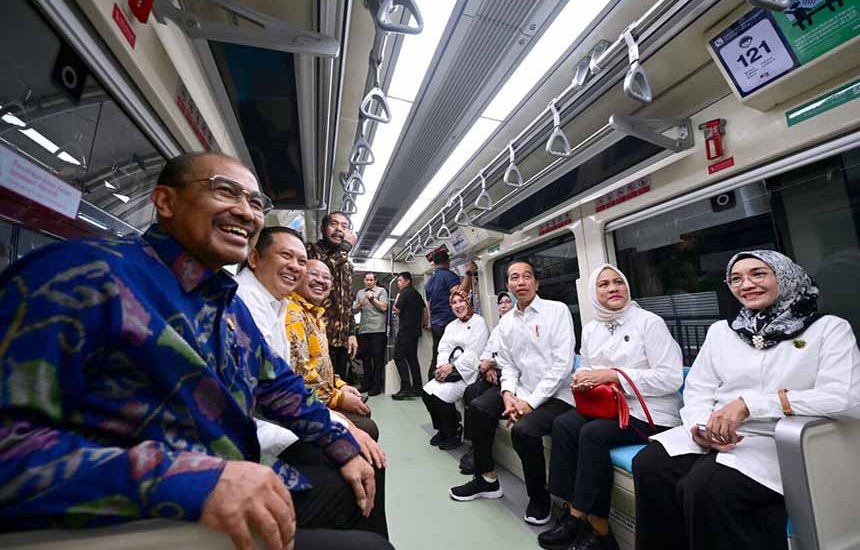 LRT Terintegrasi Jabodebek Diresmikan