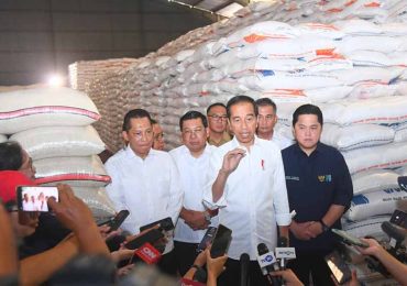 Jokowi Cek Ketersediaan Beras