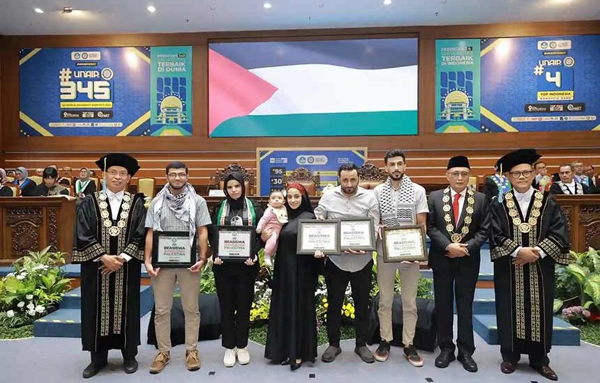 Beasiswa Unair pada Mahasiswa Palestina