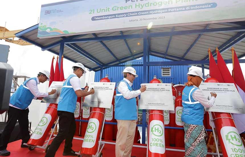 PLN Resmikan 21 Unit Green Hydrogen Plant