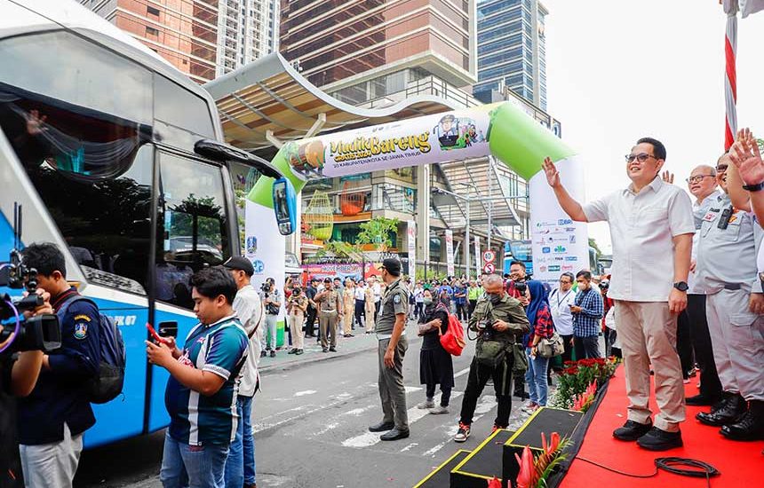 96 Bus Mudik Bareng Gratis Diberangkatkan