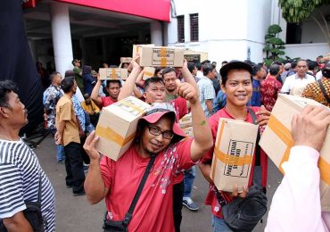 Bingkisan Lebaran 14 Ribu Satgas Penunjang