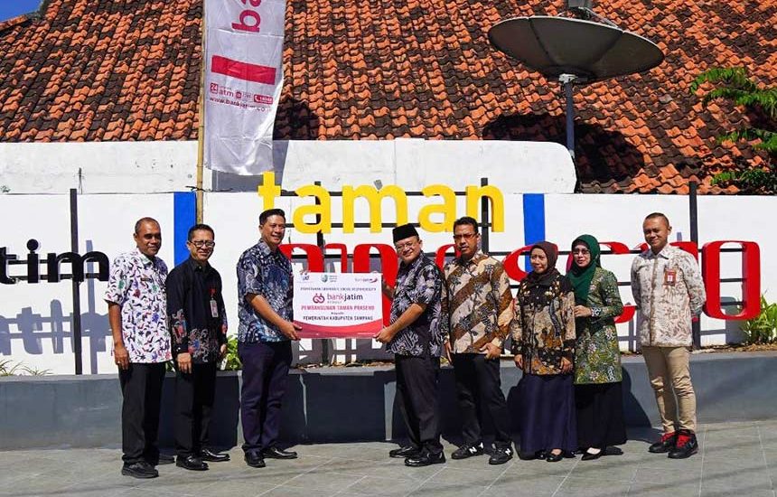 Bank Jatim Bangun Taman Praseno Sampang