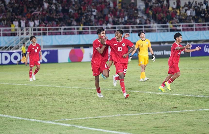 Indonesia Vs Filipina di Piala AFF U-16