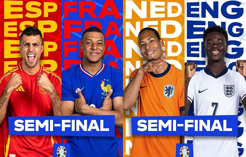 Jadwal Semifinal Piala Eropa 2024