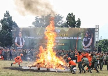 Apel Pengendalian Karhutla Jatim