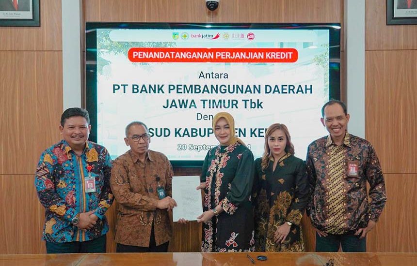 Kredit BLUD Bank Jatim Rp 75 Miliar ke RSUD Kab Kediri