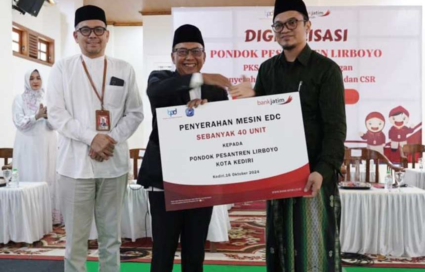 Bank Jatim Bantu Digitalisasi Ponpes Lirboyo Kediri