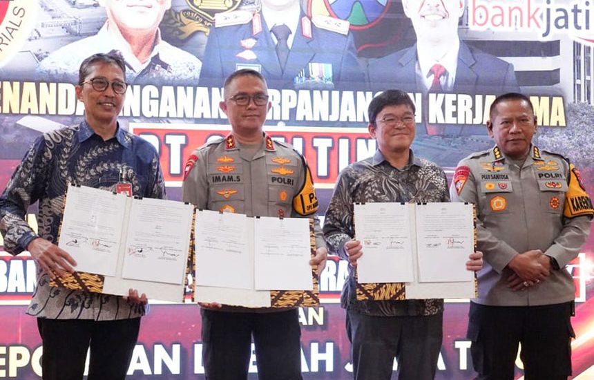 Sinergitas Bank Jatim dengan Polda Jatim