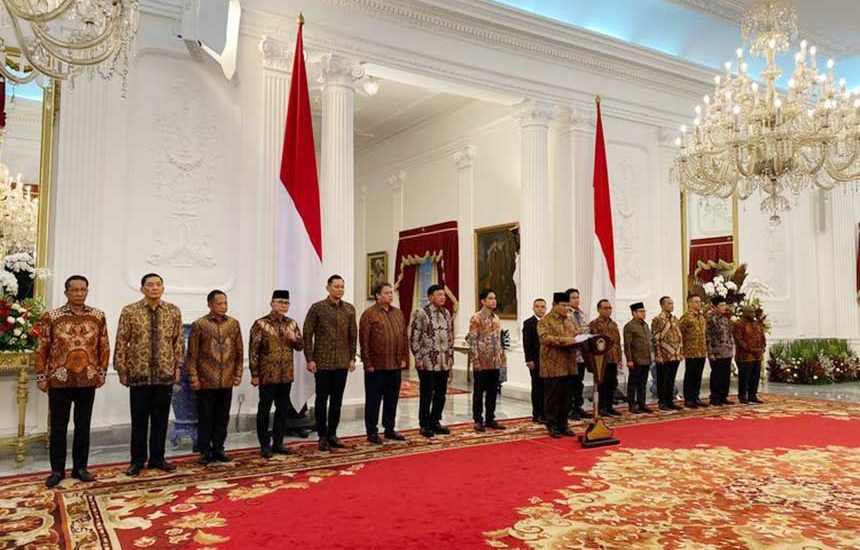 Daftar Nama Menteri Kabinet Merah Putih