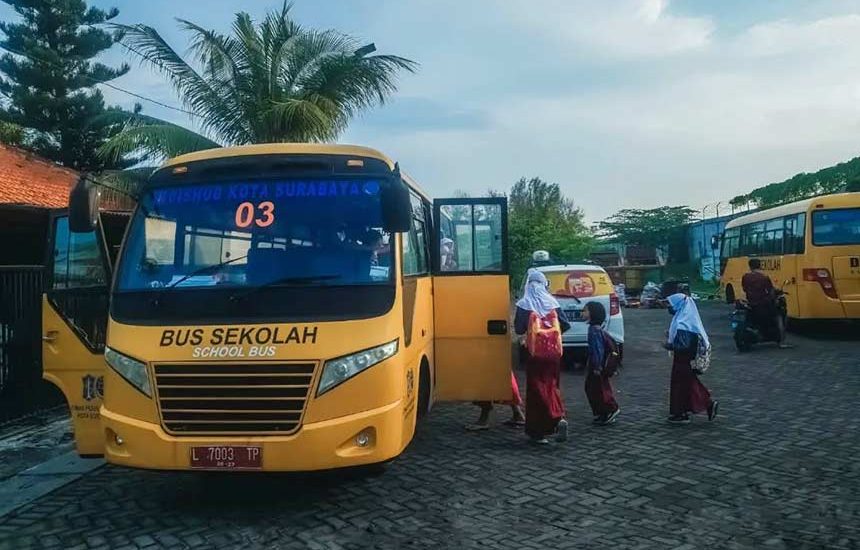 Sebulan Bus Sekolah Layani 5.665 Siswa